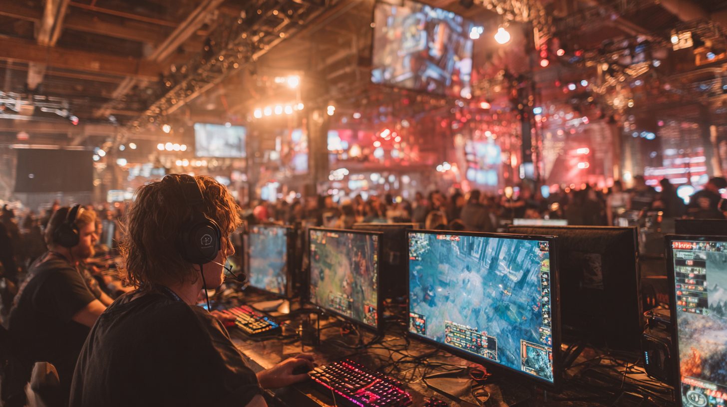 Игроки на esports-турнире