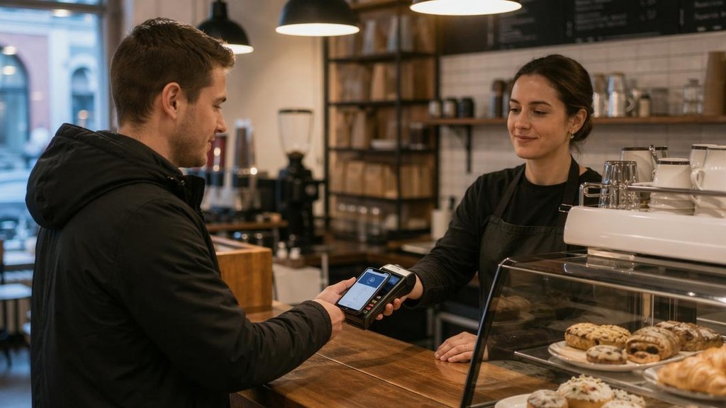 Оплата картой через смартфон — бесконтактный платёж в магазине