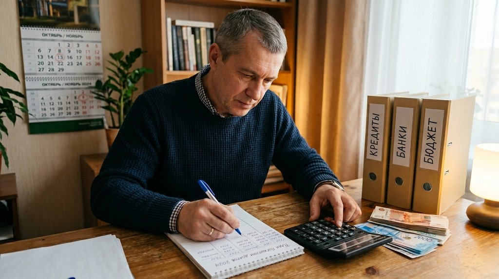 План погашения долгов на бумаге