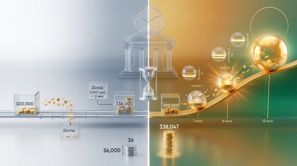 Капитализация процентов по вкладу - что это такое простыми словами и как это работает