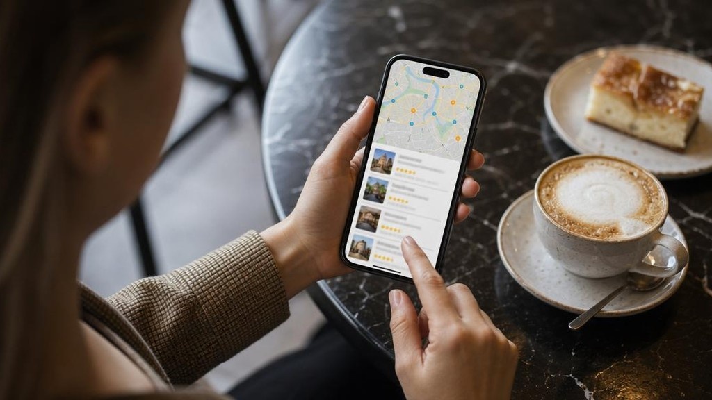 Карта отзывов на смартфоне - Яндекс карты и Google Maps
