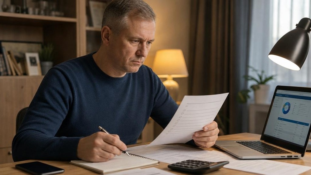 человек изучает пошаговый план действий по ипотеке