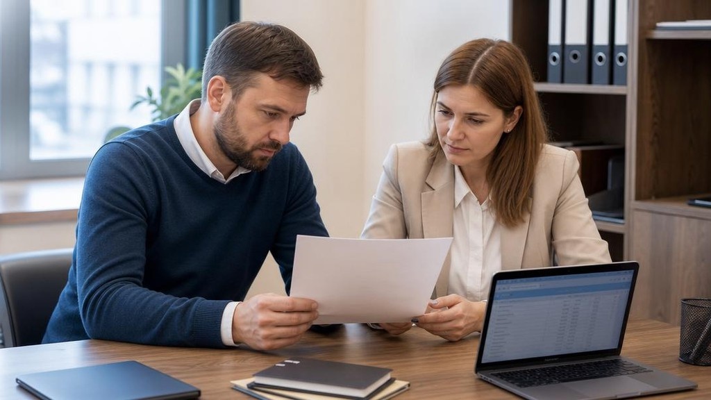 Покупатель и продавец квартиры проверяют выписку из ЕГРН